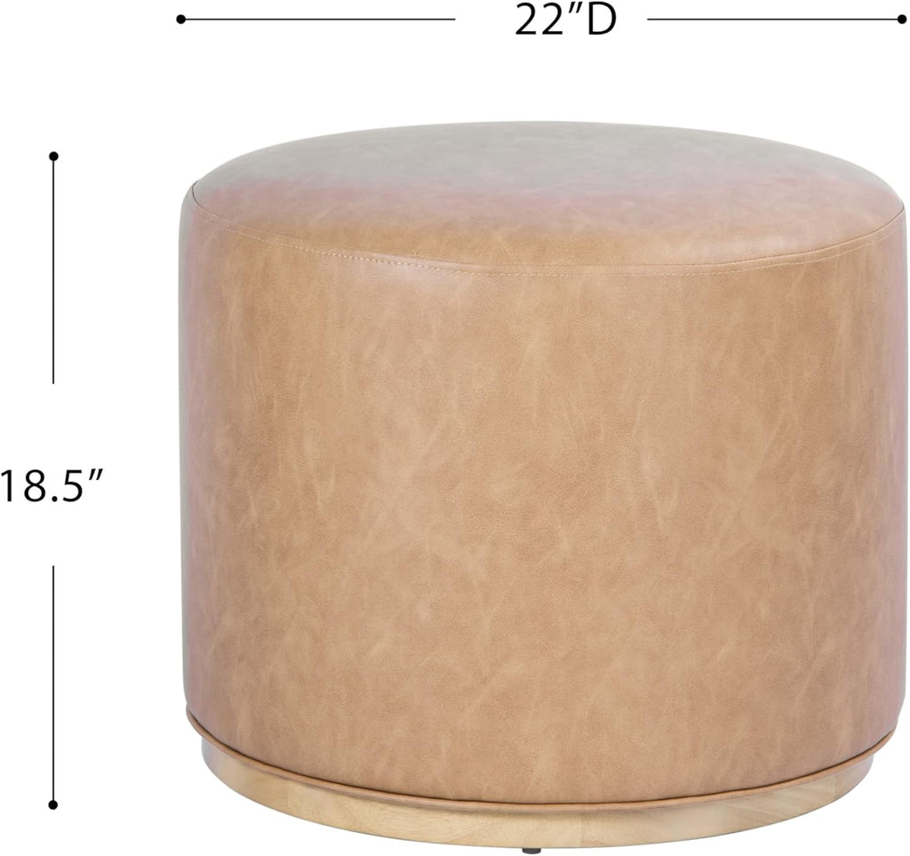 Modern Lounge Chair — Faux Leather