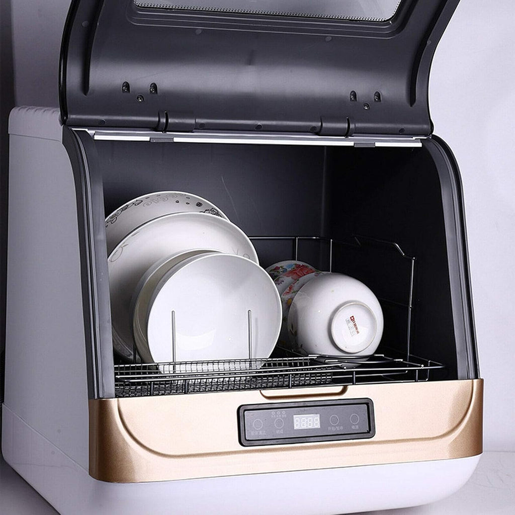 Countertop Dishwasher Kitchen Mini Portable Dish Bowl Washer Automatic Dishwasher Deep Cleaning for Home, Apartment