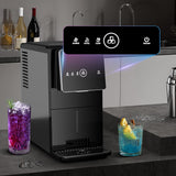 Countertop Nugget Ice Maker, 33LBS/24H, Soft Chewable Ice, One-Click, One-Touch Automatic Ice Dispensing