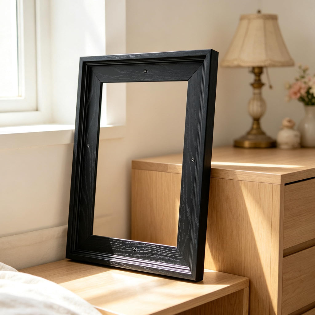 16x20 Canvas Floating Frame, 0.9" Deep Canvas Frame, Black