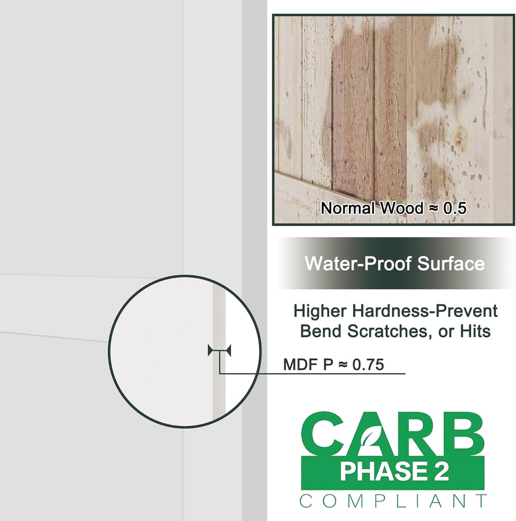64" x 84" Frosted Glass Bifold Sliding Barn Door with Hardware Kit Included, Pre-Assembled Solid Cor
