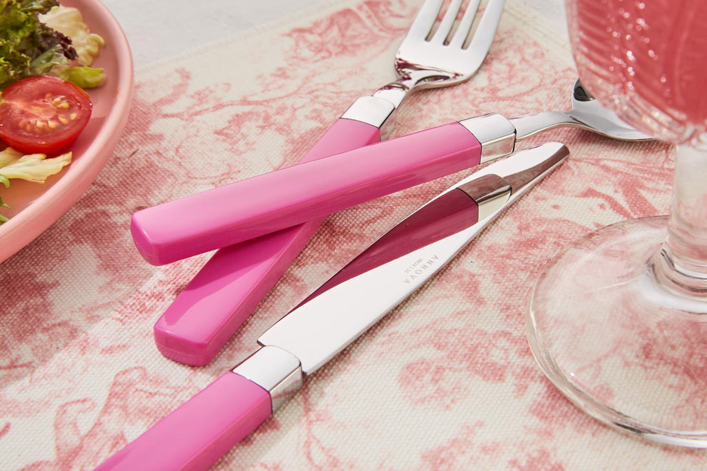 Silverware Set Stainless Steel Colorful Tableware Kitchen Flatware Set Utensils, Includes Dinner Knives, Forks