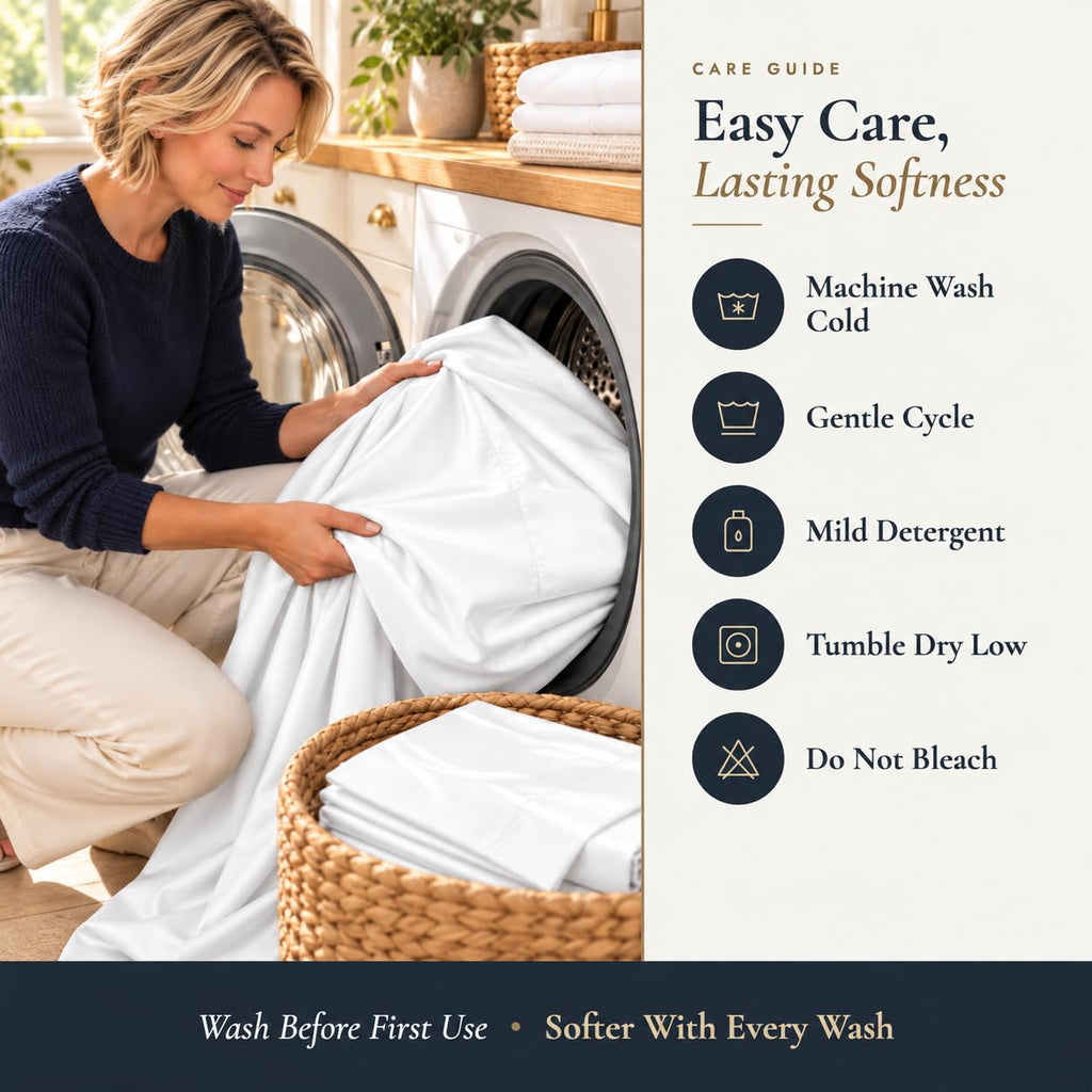 Split King Sheets Sets for Adjustable Bed, 7Pc Egyptian Cotton Sheets White