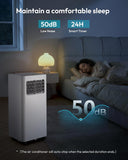 Portable Air Conditioners 10,000 BTU, 4-in-1 Air Conditioner Portable Up to 450 Sq.Ft. with Cool, Fan, Dehumidifier