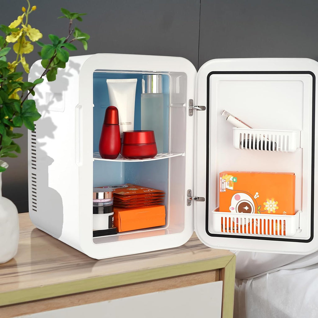 Mini Fridge, 20L Skincare Fridges with Temper Control Touch Screen