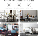 Woven Velvet Dining Chairs Set of 6, Upholstered Accent Chairs with Gold Metal Legs, Modern Dining Room Chairs, Rose Red