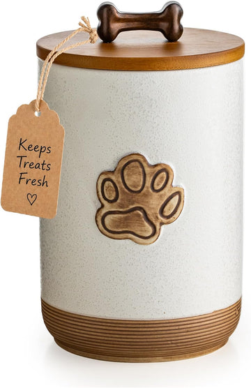 Dog Treat Container Airtight Jar with Lid, Keep the Pet Treat Fresh