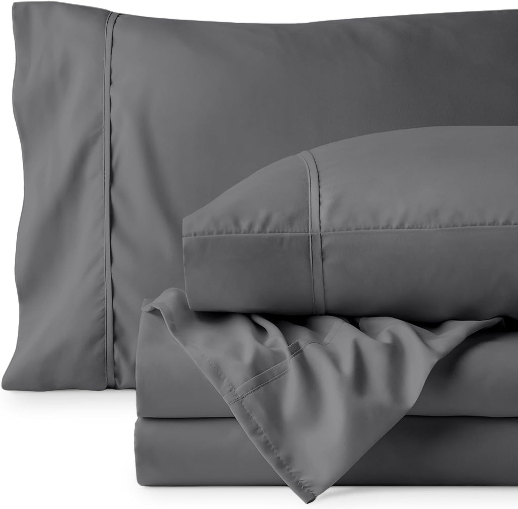 Sheet Set - 1800 Ultra-Soft Microfiber Bed Sheets - Double Brushed - Deep Pockets - Easy Fit - 4 Piece Set