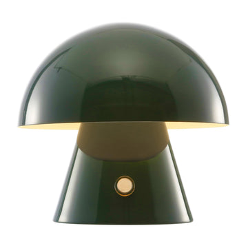 Porcini Mushroom Table Lamp 7" Rechargeable LED, Forest Green