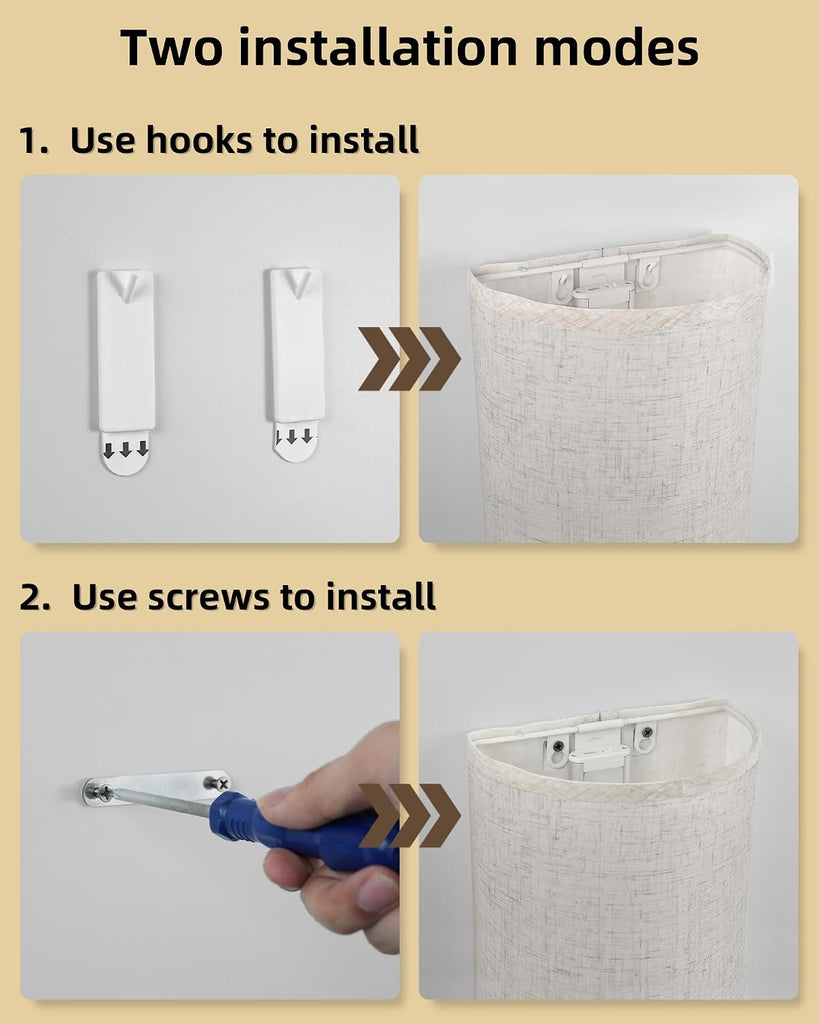 Battery Operated Wall Sconce, Rechargeable Wall Sconces Set of Two with Remote, 3 Color & 80 RGB Wireless Wall Mount