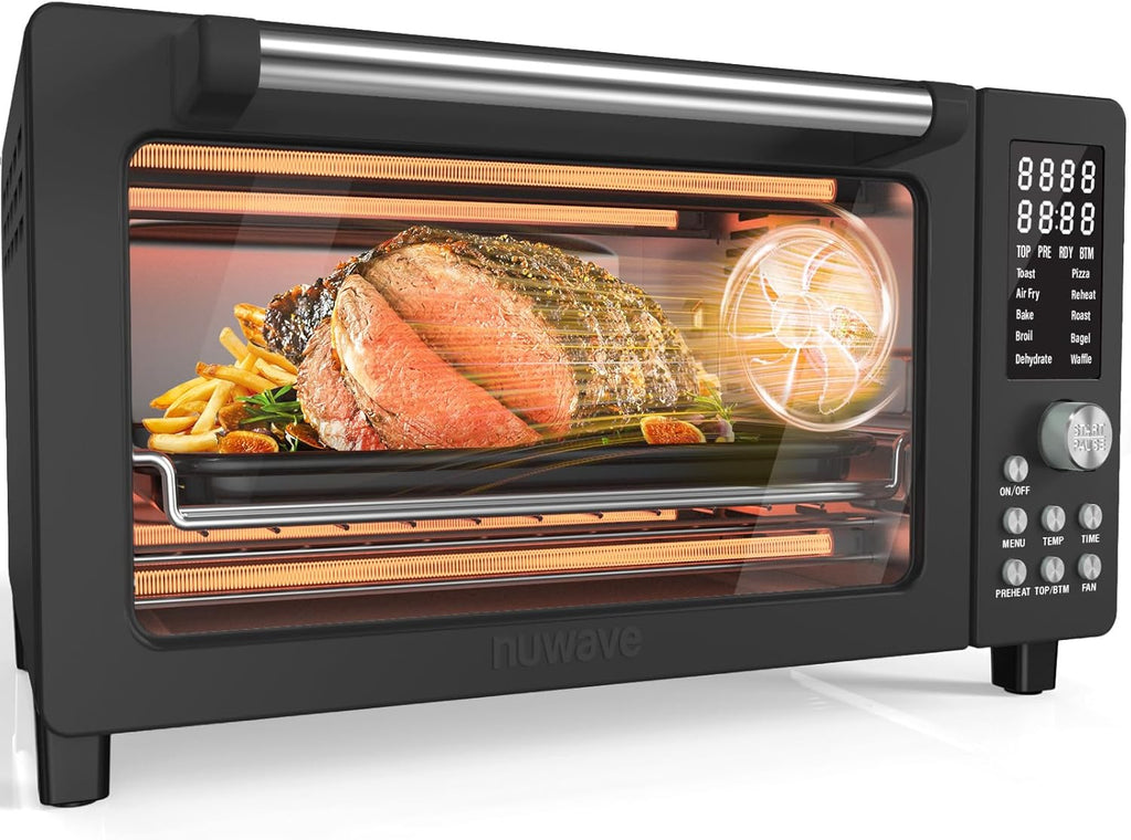 Bravo Pro Smart Air Fryer Toaster Oven Combo, Airfryer Convection Oven Countertop, 10-in-1 Functions