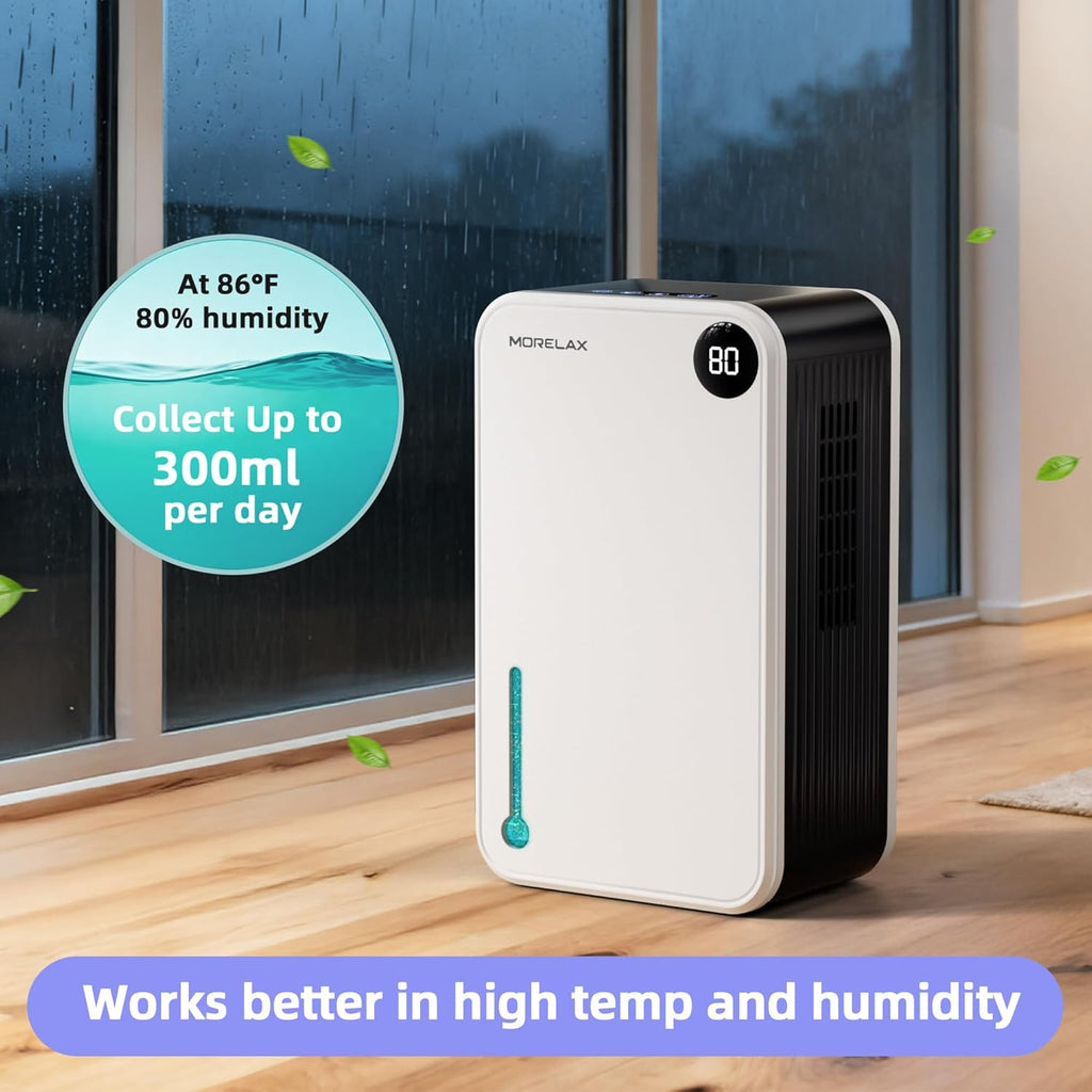 Dehumidifier, 95OZ Dehumidifiers for Home 1000 Sq.Ft, Quiet with Auto Shut Off