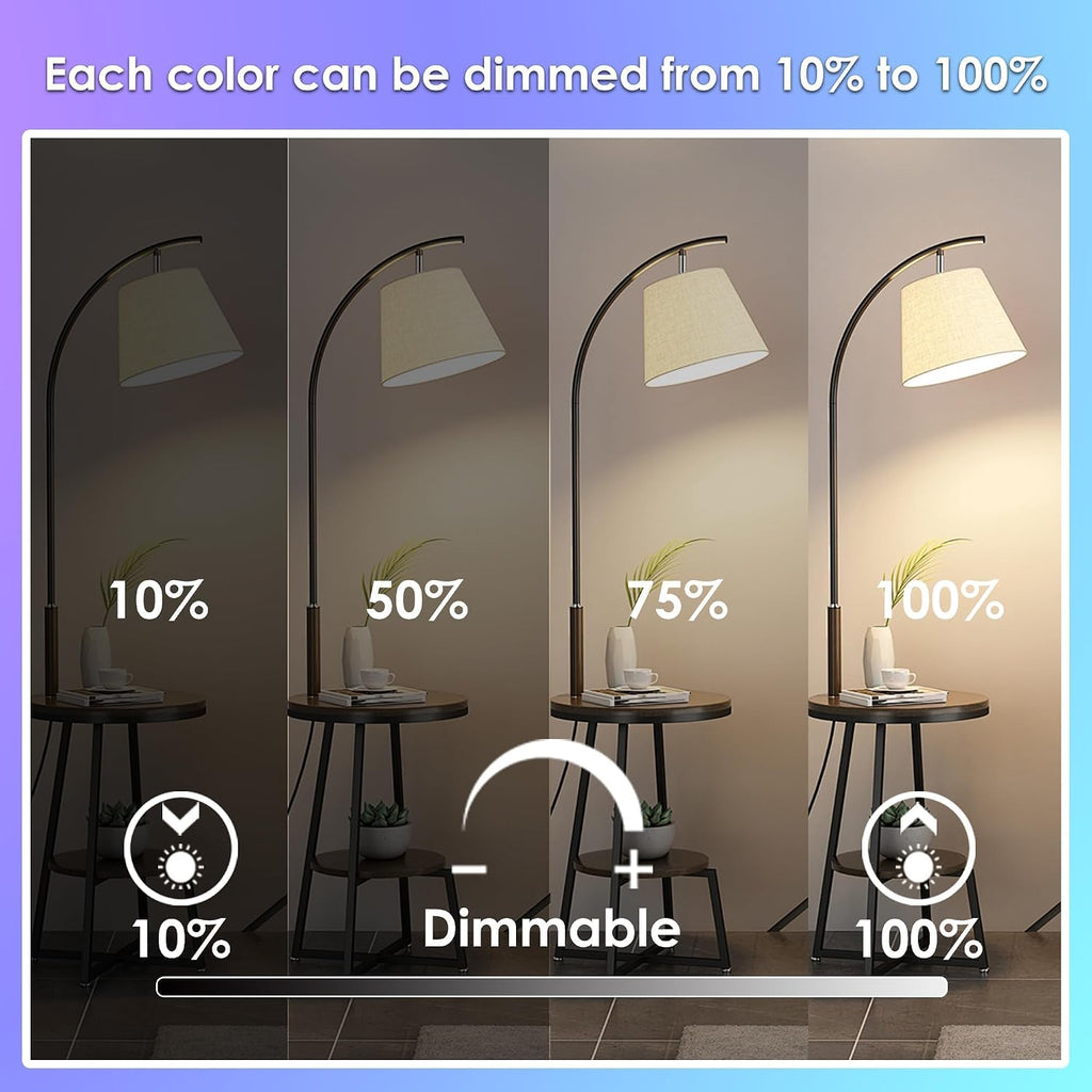 PAR30 LED Color Changing Light Bulb with Remote Control, RGB Dimmable Colored Light Bulbs 10W=65W, 2700K-6000K, 30