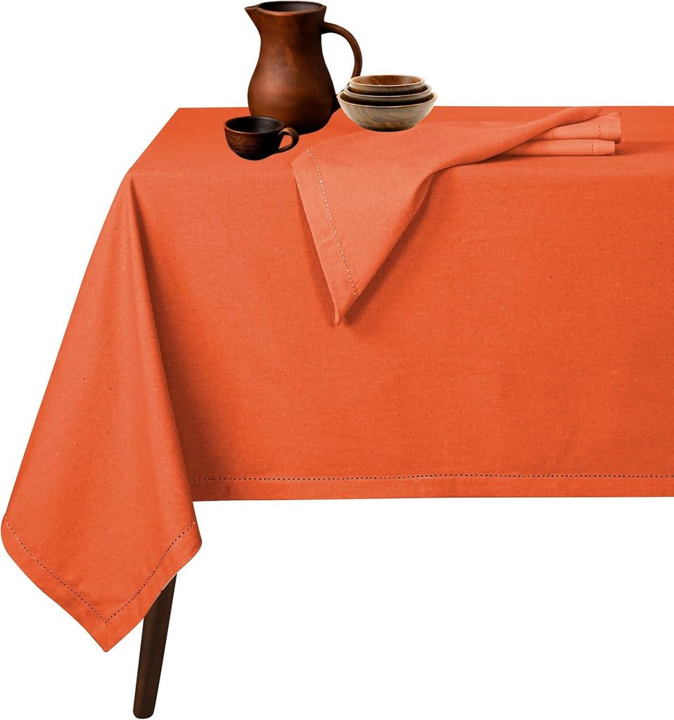 Cotton tablecloth - Orange