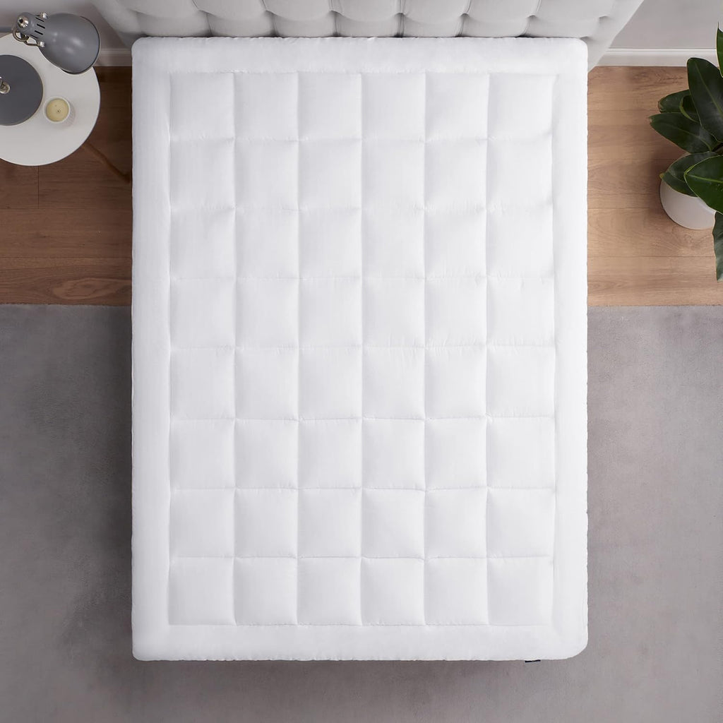 ComfortSure Quilted Cotton Pillowtop Mattress Pad, King
