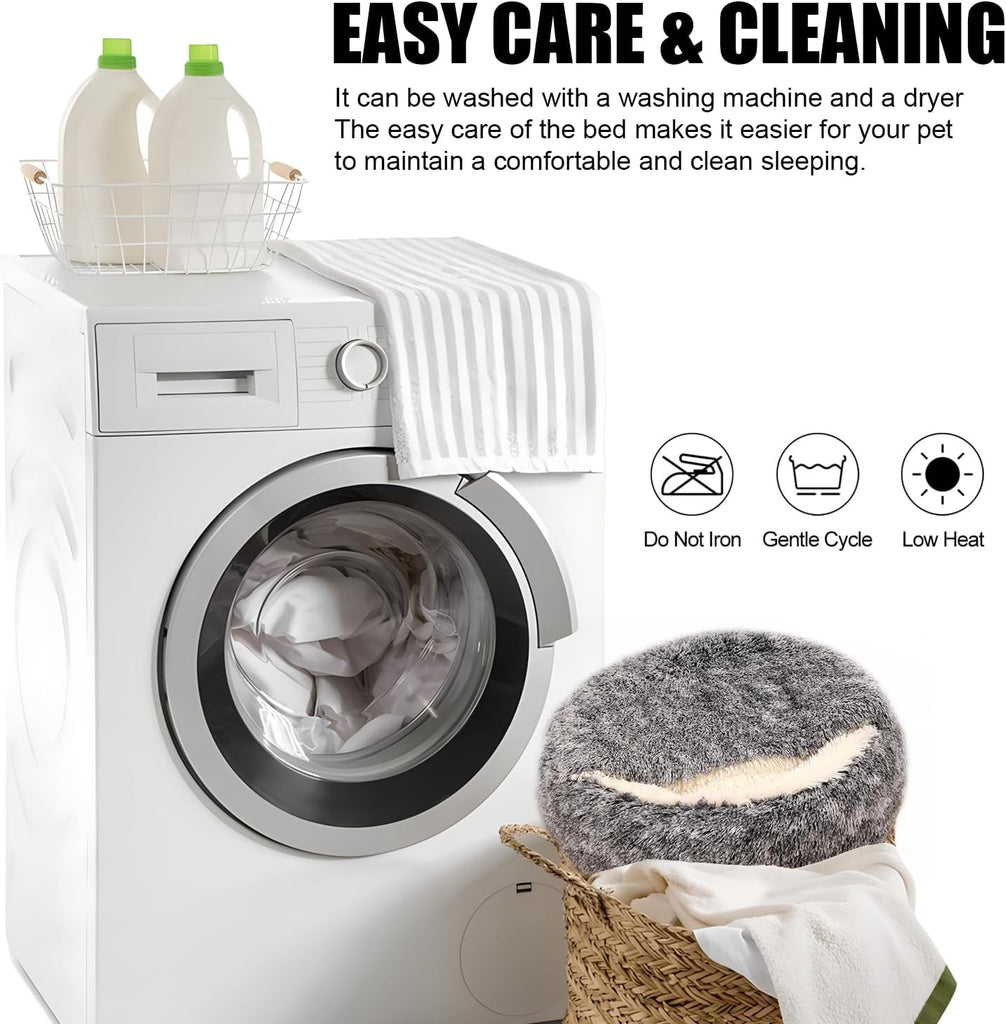 Cat Beds for Indoor Cats,Cat Cave for Puppy and Kitty,Calming Small Dog Bed for Small Dogs with Cover Cave,Cozy
