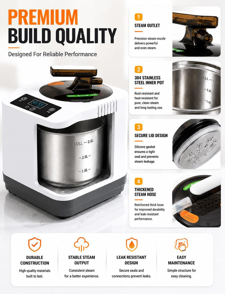 Portable Home Sauna Steam Machine with Remote Control