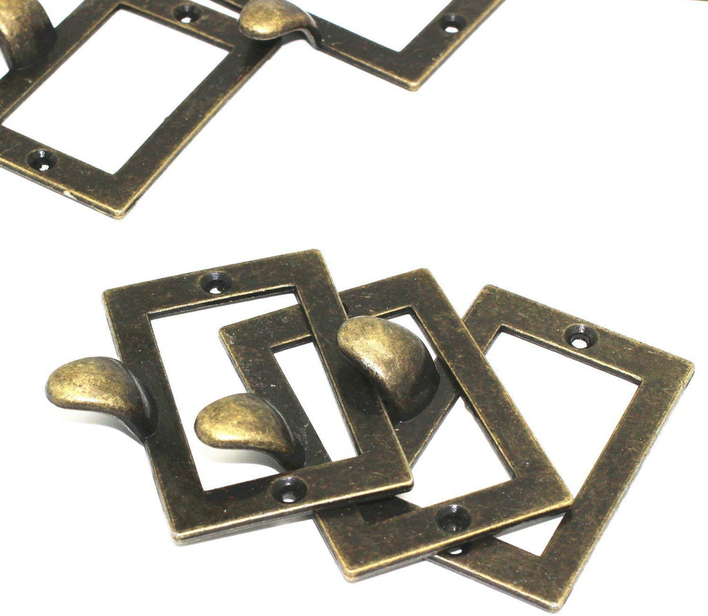8 Pack Apothecary Card Catalog Drawer Pulls with Label Holder