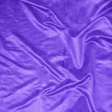 Dark Purple Microsuede Fabric - Sold By The Yard