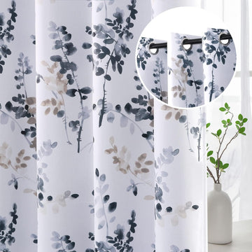 Blackout Curtains for Living Room Darkening Thermal Insulated Panels Light Blocking Grommet