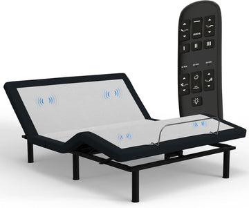 E4 King Adjustable Bed Frame with Massage, Anti-Snore, Zero Gravity, USB Charging, Under Bed Lights, Wireless Remote