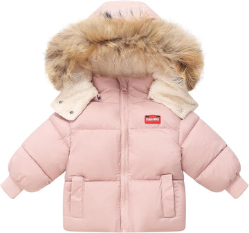 Toddler Winter Puffer Jacket Infant Coat Hoodie Girl Boy Clothes