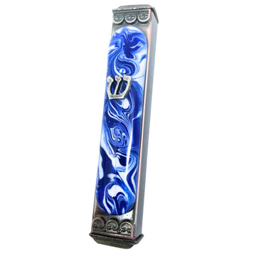 Mezuzah, Easy Mount Indoor or Outdoor Weatherproof Metal Case Gift Box and Non-Kosher Scroll Included Hand Made in