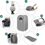 Portable Steam Sauna Box for Home,Personal Indoor Sauna Tent with 3L Steamer, 9-Level Steam, UV Atomization & Timer