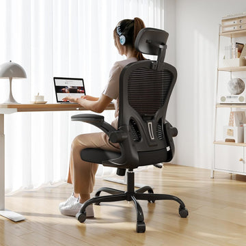 Ergonomic Desk Chair, 330LBS Capacity, High Back Computer Chair for Long Hours Comfortable, Rolling Swivel Executive