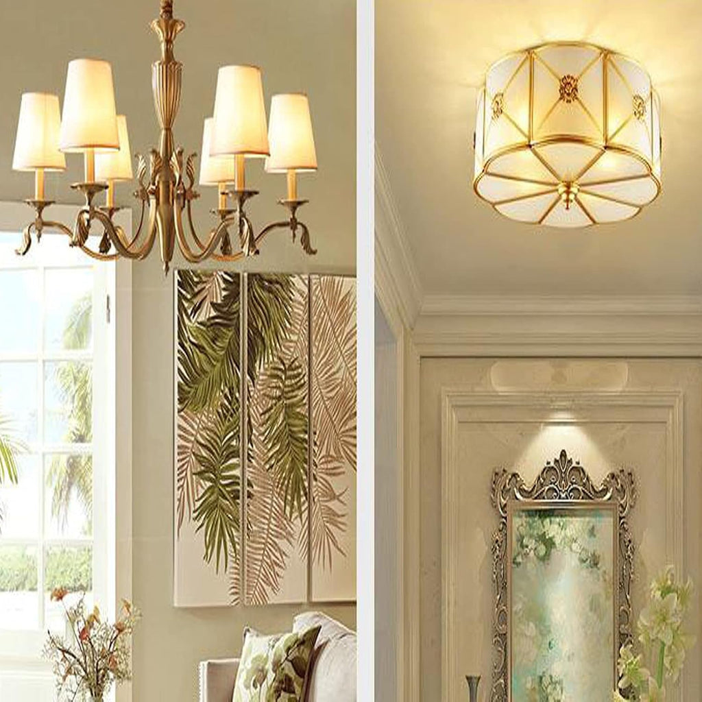 E12 3W LED Light Bulbs G50/G16.5 Globe Light Bulbs 30 Watt Equivalent Warm White 3000K E12 Candelabra Base Glass - Set of 6