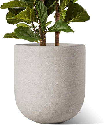 12 Inch Pots for Plants, Ceramic Large Planters for Indoor Plants, Indoor Plant Pots Garden Patio Office, Planter