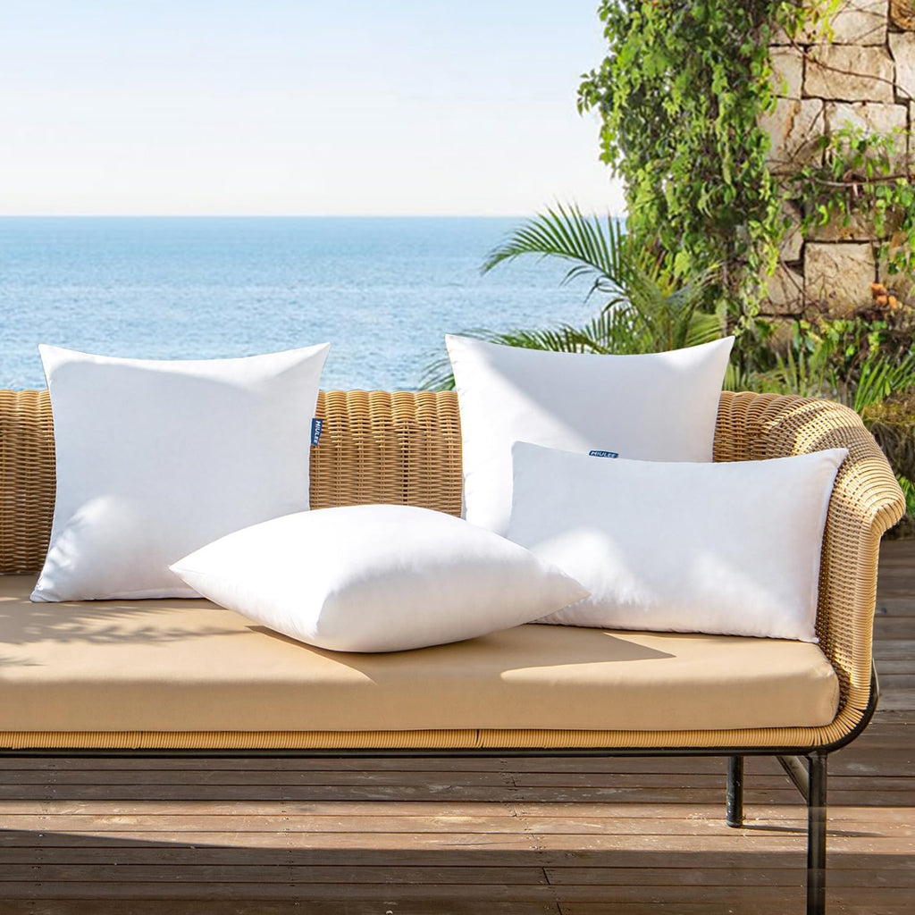 18x18 Inch Outdoor Pillow Inserts - Set of 2