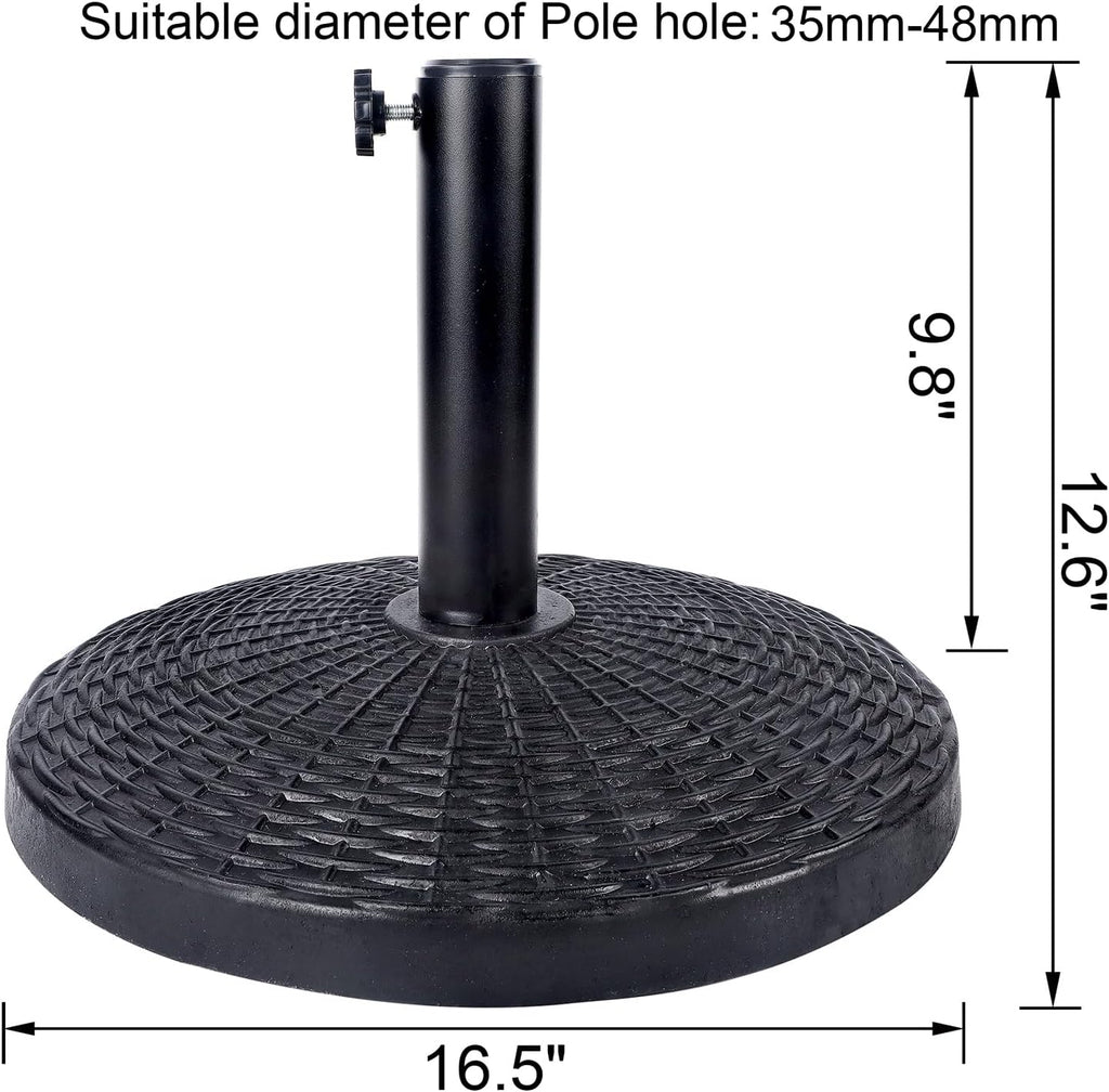 22 lbs Heavy Duty Patio Market Umbrella Base Stand