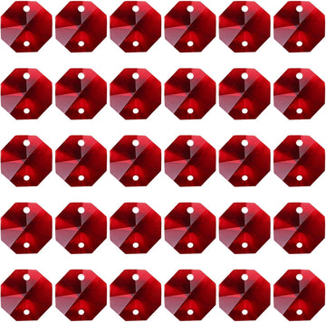 K9 Crystal Octagon Beads 2 Holes Pendants
