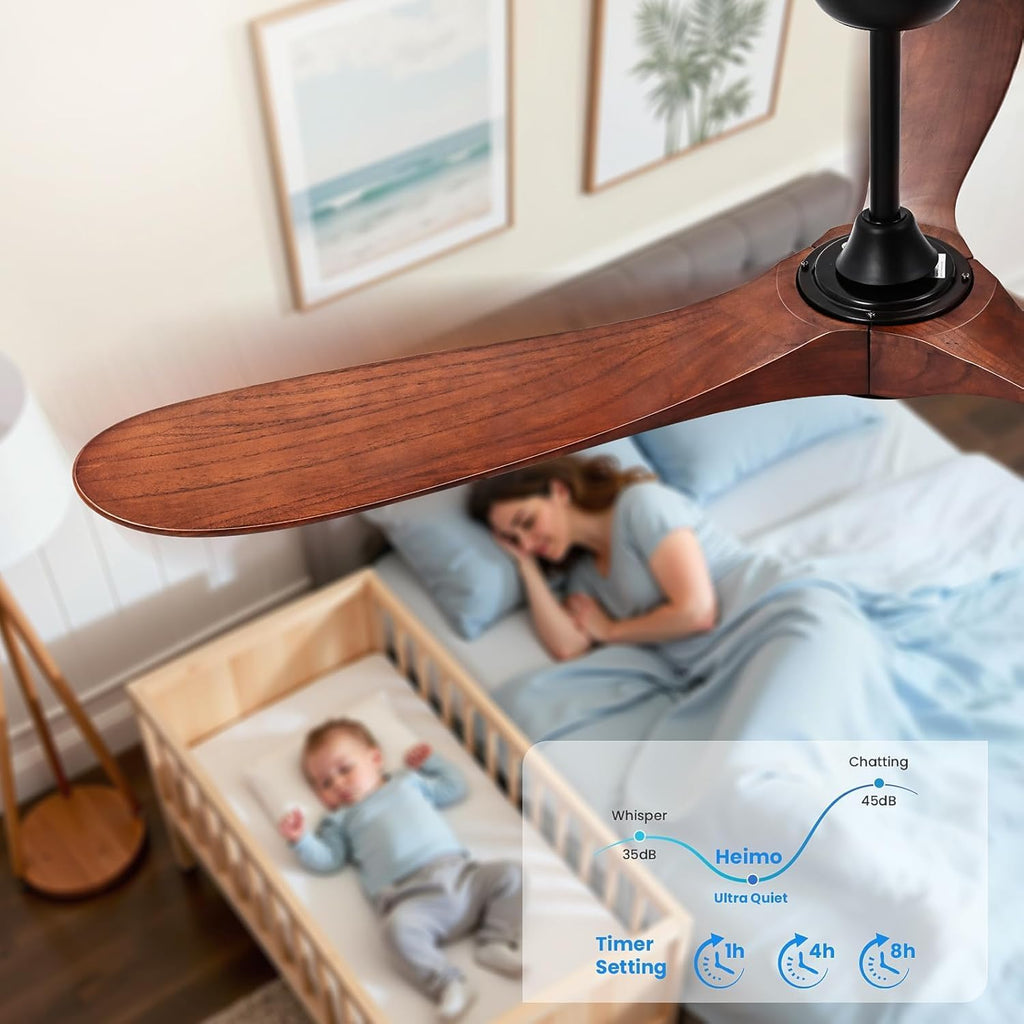 72 Inch Ceiling Fan with Light and Remote Control