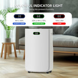 5000 Sq.Ft Dehumidifier for Basement with Drain Hose, 80 Pint Dehumidifiers for Home with Large 6.5L Water Tank