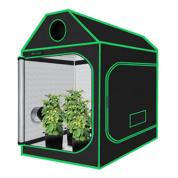 5x5 Growing Tent, 60"x60"x72" Roof Cube Grow Tent