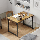 Computer Desk, 32 inch Small Home Office Desk for Small Spaces, Modern Simple Style, Study, Writing, Deep Brown
