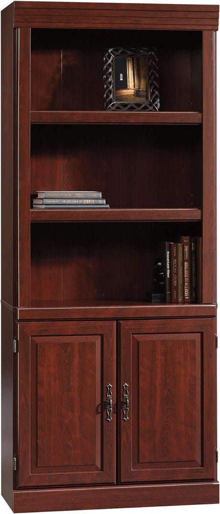 Heritage Hill Library With Doors/ Book shelf, Classic Cherry finish