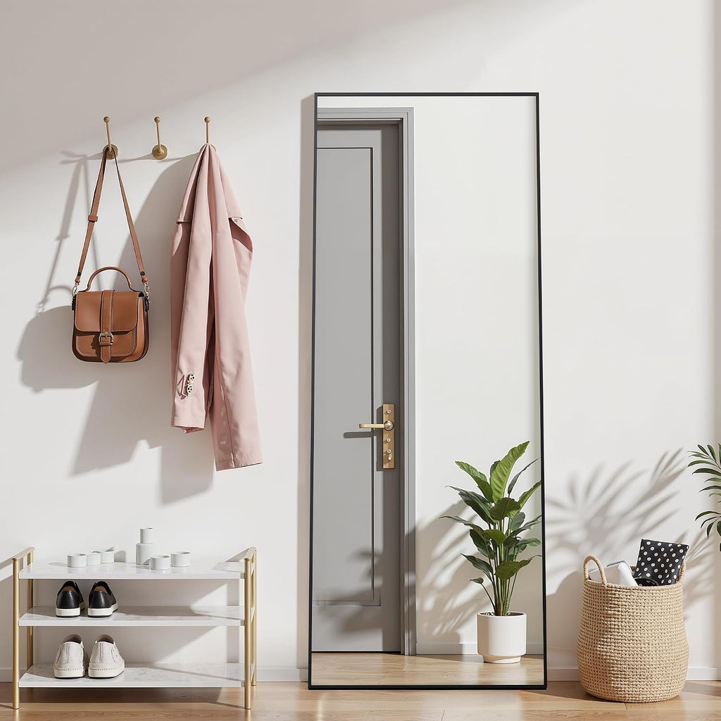 59"x16" Large Floor Mirror, Standing Mirror Full Body, Mirror Full Length for Home Wall Decor, Full Length
