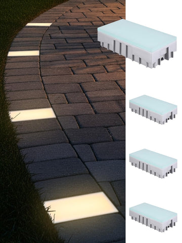 5CCT Paver Light, 4x8 Inch Low Voltage LED Landscape Light
