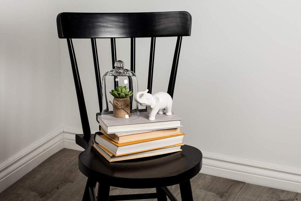 Ceramic Elephant Figurine, White (Small)