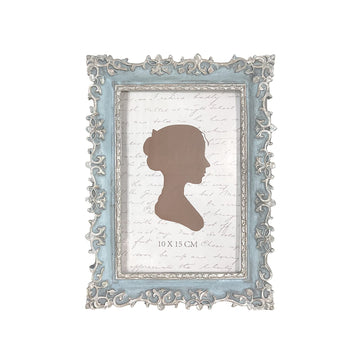 4x6 Inch Vintage Picture Frame, Elegant Antique Photo Frames with Glass Front, Photo Display, Tabletop Wall Hanging