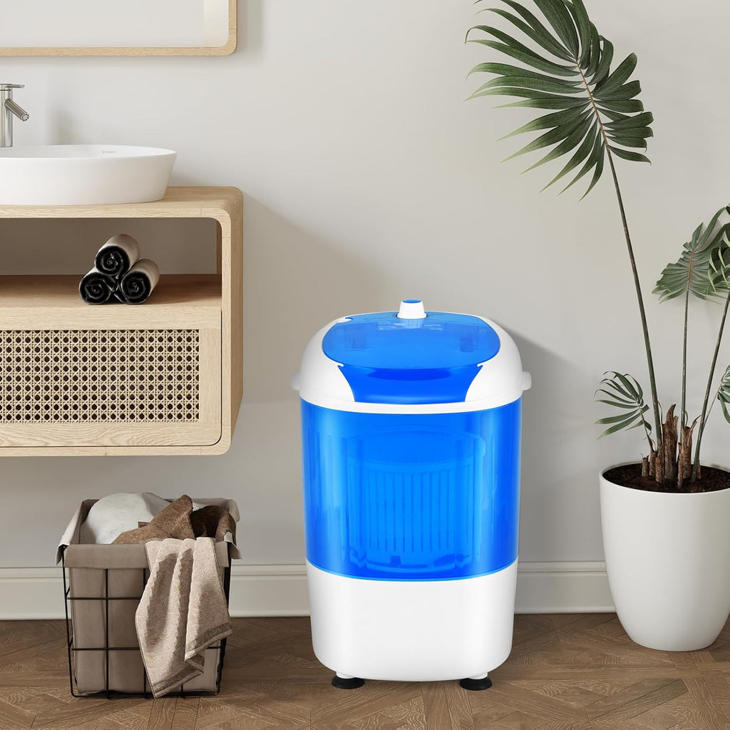 Portable Mini Washing Machine with Spin Dryer, Washing Capacity 5.5lbs, Electric Compact Machines Durable Design