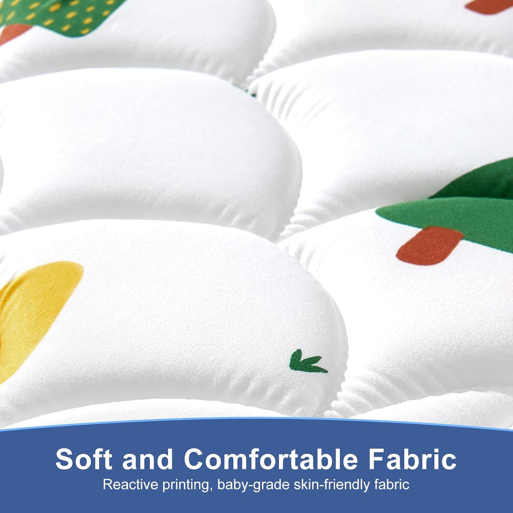 Mini Crib Mattress 38" x 24" x 4"- Firm Support and Comfort Premium Foam,Noiseless and Odorless,Hypoallergenic Mini