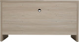 Executive Desk with 5 Drawers, 57" Modern Rattan Home Office Desk with Charging Station, File Drawer