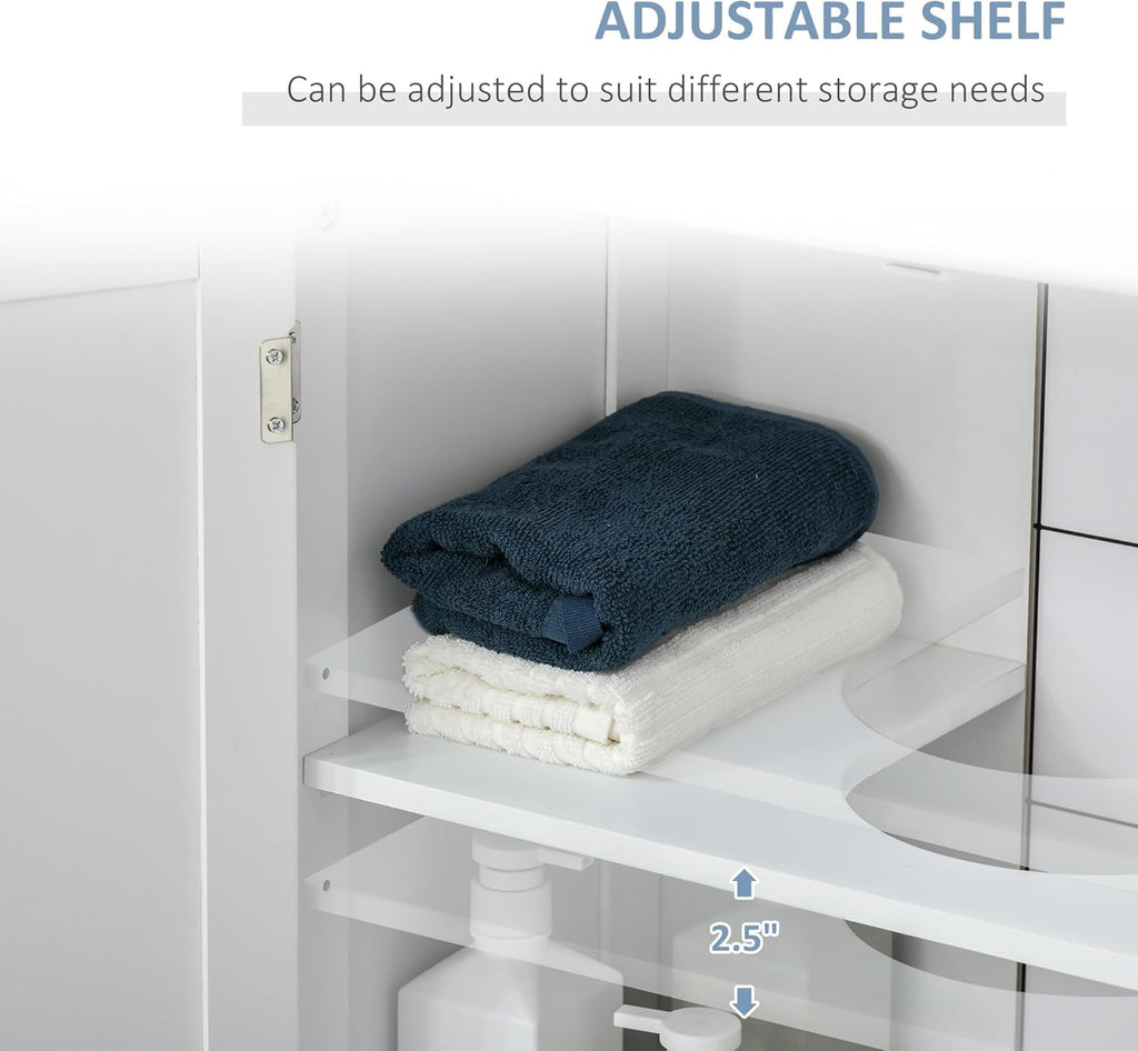 23.5" Pedestal Sink Storage Cabinet