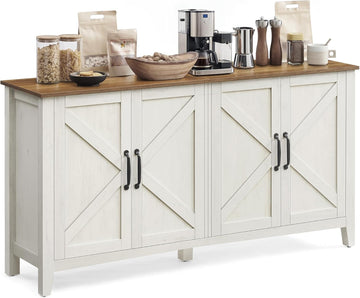 LIRY Collection - Storage Cabinet, Buffet Cabinet, Sideboard, Credenza, with Adjustable Shelves, for Living Room