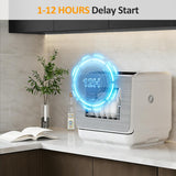 Portable Dishwasher with 152OZ Water Tank, 18" Countertop Dishwasher Machine fits up to 12" plates, 6 Preset Mode