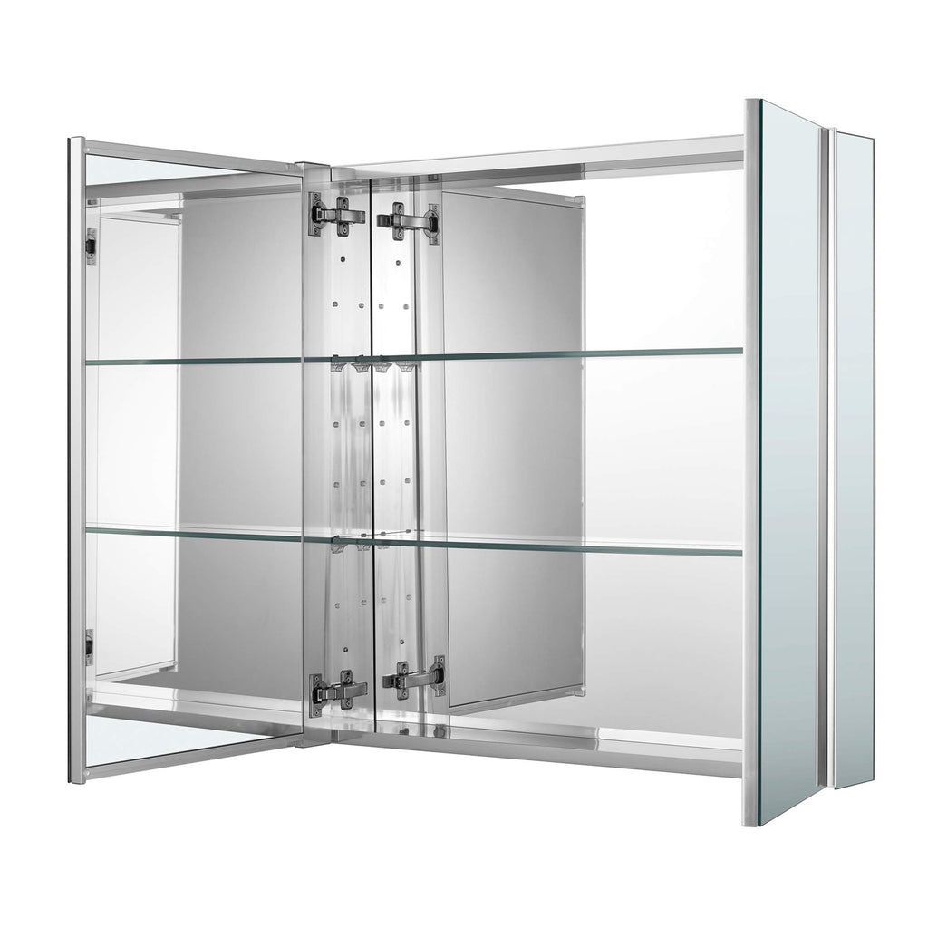 Aluminum Medicine Cabinet 30"x27.5" Recessed/Surface